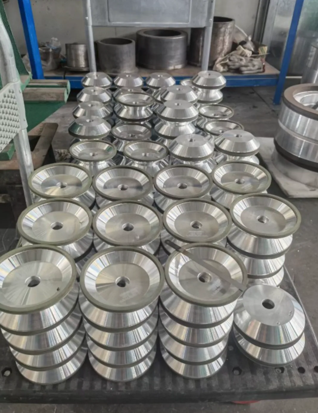 DMSPHD grinding wheel workshop with CBN wheel production